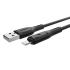 WiWU Wi-C042E A-L 2.4A Charging Cable USB - A to Lightning Data Transfer Cable 1M - Black